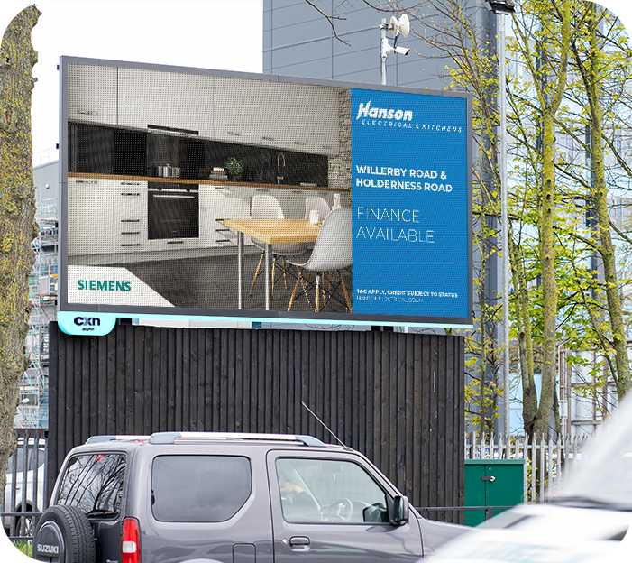 Anlaby Road · Digital billboard location